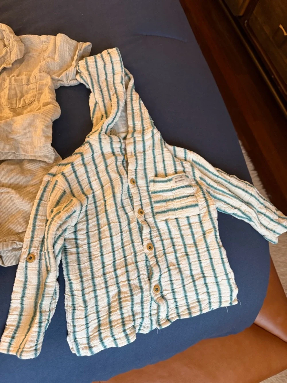 Zara and H&M Baby 12-18 Month Mix-and-Match Neutral & Green Five-Piece Set - Picture 2 of 6
